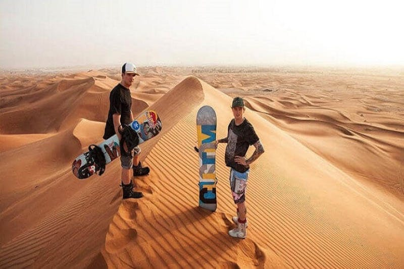 Dubai Desert Safari: Sandboarding, Dune Bashing and BBQ Dinner - Photo 1 of 6